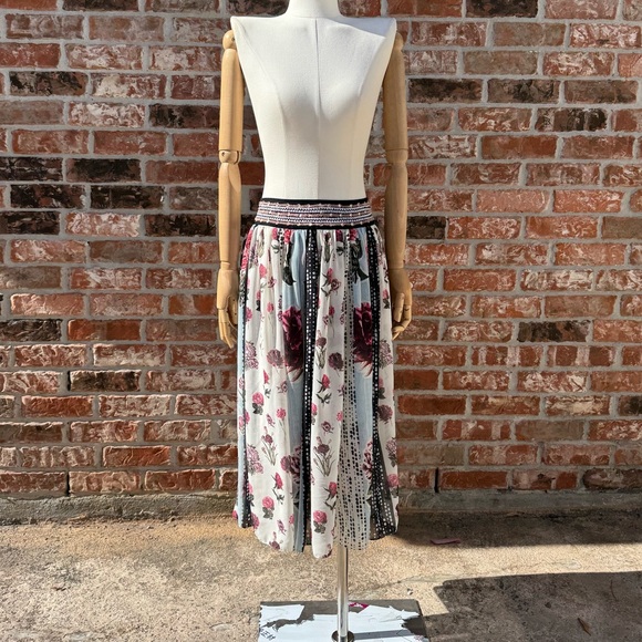 Anthropologie VERB by Pallavi Singhee “Condorcet” floral midi skirt / 6P / EUC - Picture 9 of 15